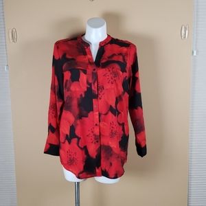 Calvin Klein - Blouse Floral Red